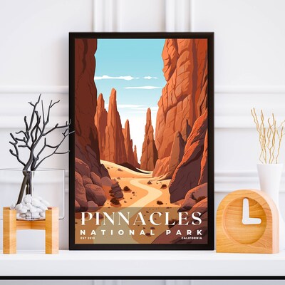 Pinnacles National Park Poster, Travel Art, Office Poster, Home Decor | S3 - image5